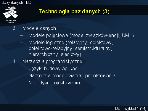 Technologia baz danych (3)