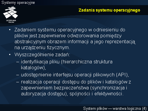 Zadania systemu operacyjnego