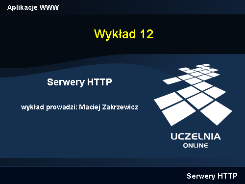 Aplikacje WWW
