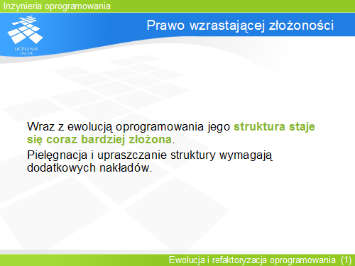 Prawo wzrastającej złożoności