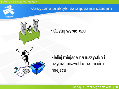 Klasyczne praktyki zarządzania czasem