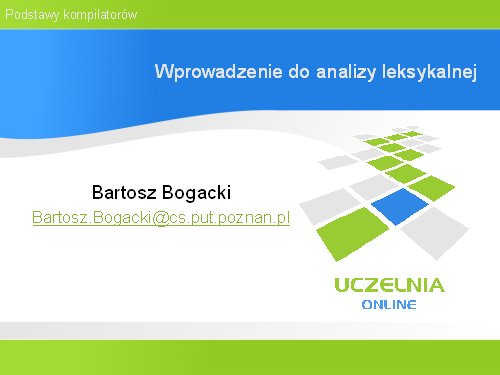 Wprowadzenie do analizy leksykalnej
