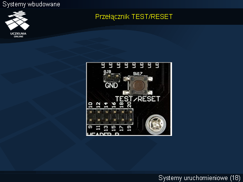 Przełącznik TEST/RESET
