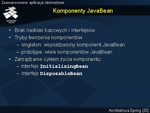 Komponenty JavaBean
