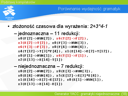 Porównanie wydajność gramatyk(3)