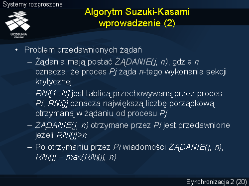 Algorytm Suzuki-Kasami wprowadzenie (2)