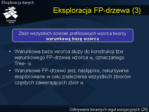 Eksploracja FP-drzewa (3)