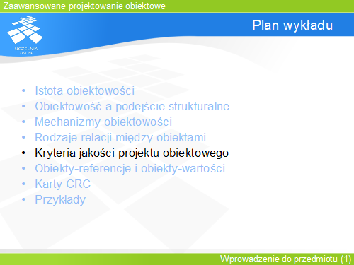Plan wykładu