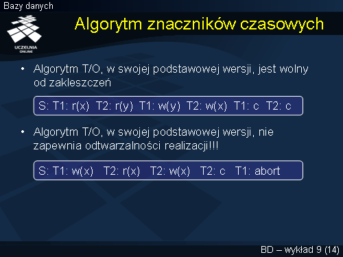 Algorytm znaczników czasowych