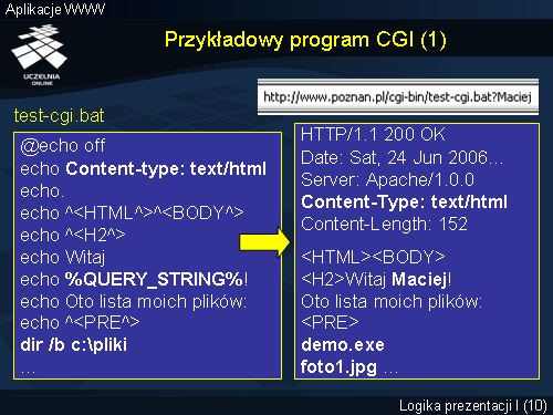 Przykładowy program CGI (1)