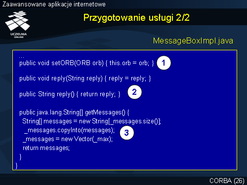 Przygotowanie usługi 2/2