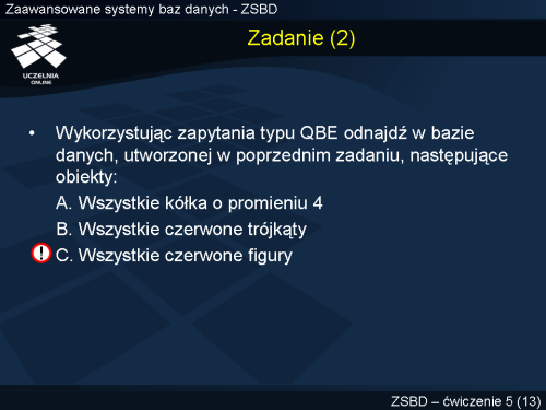 Zadanie (2)