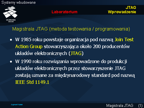 JTAG Laboratorium Wprowadzenie