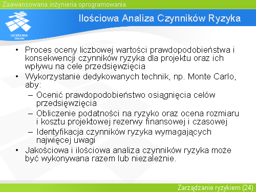 Ilościowa Analiza Czynników Ryzyka