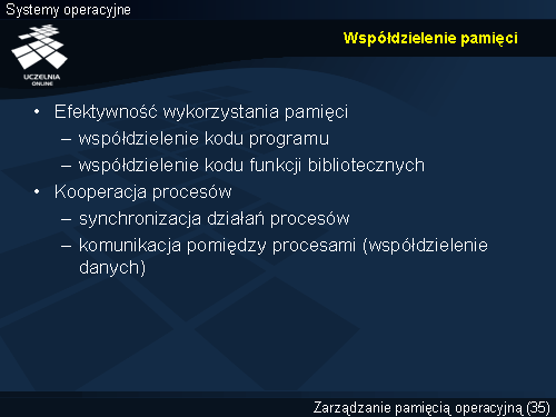 Współdzielenie pamięci