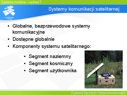 Systemy komunikacji satelitarnej