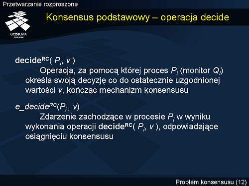 Konsensus podstawowy – operacja decide