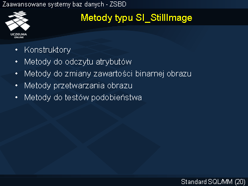 Metody typu SI_StillImage
