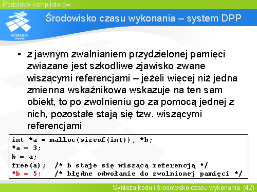 Środowisko czasu wykonania – system DPP(3)
