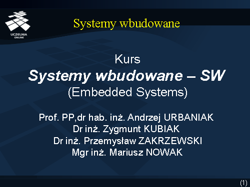 Systemy wbudowane