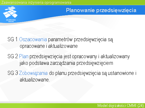 Planowanie przedsięwzięcia