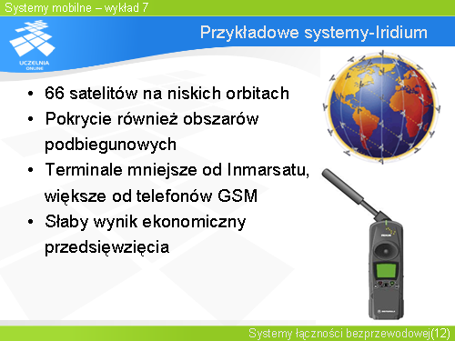 Przykladowe systemy-Iridium