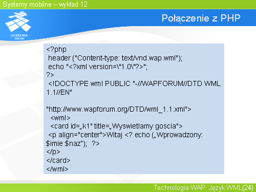 Polaczenie z PHP