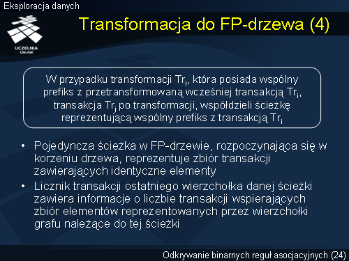 Transformacja do FP-drzewa (4)