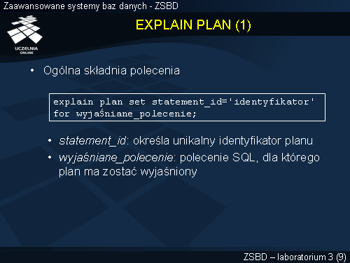 EXPLAIN PLAN (1)