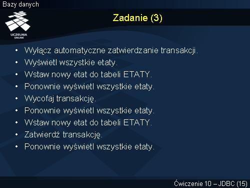 Zadanie (3)