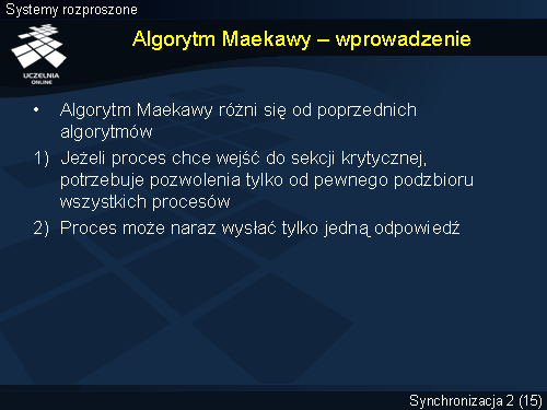 Algorytm Maekawy – wprowadzenie