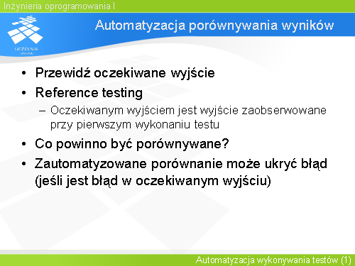 Automatyzacja porównywania wyników