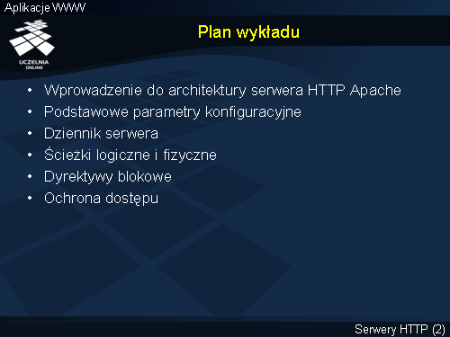 Plan wykładu