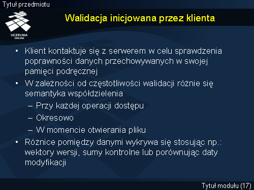 Walidacja inicjowana przez klienta