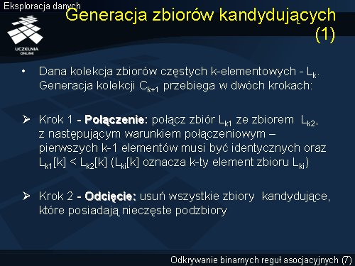 Generacja zbiorów kandydujących (1)