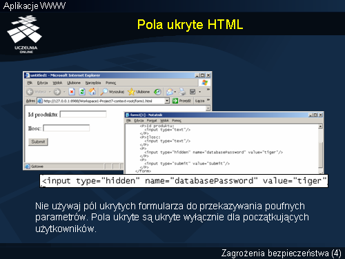 Pola ukryte HTML