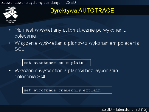 Dyrektywa AUTOTRACE