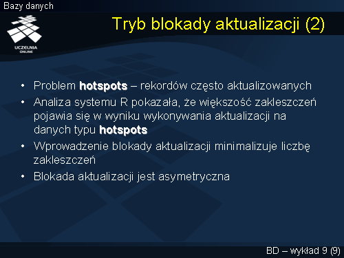 Tryb blokady aktualizacji (2)