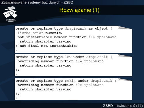 Rozwiązanie (1)