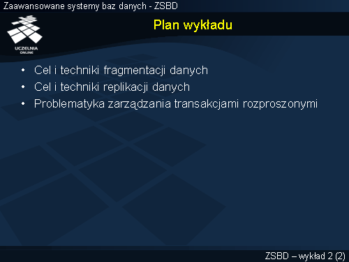 Plan wykładu