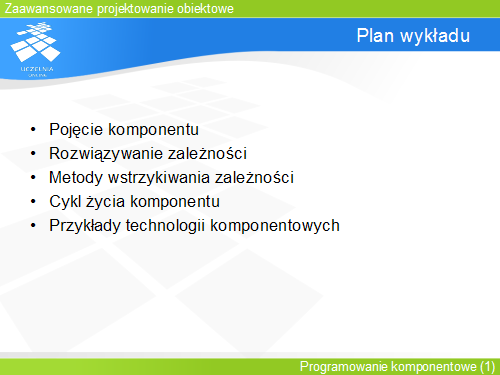 Plan wykładu