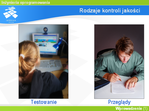 Rodzaje kontroli jakości