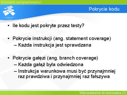 Pokrycie kodu