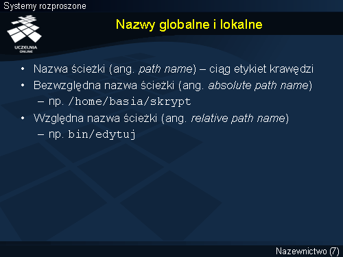 Nazwy globalne i lokalne