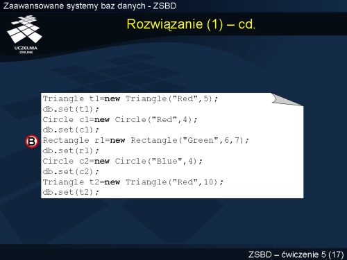 Rozwiązanie (1) – cd.