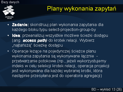 Plany wykonania zapytań
