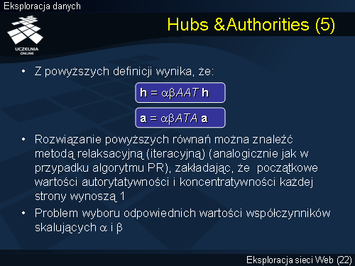Hubs &Authorities (5)