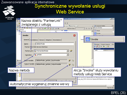 Synchroniczne wywołanie usługi Web Service